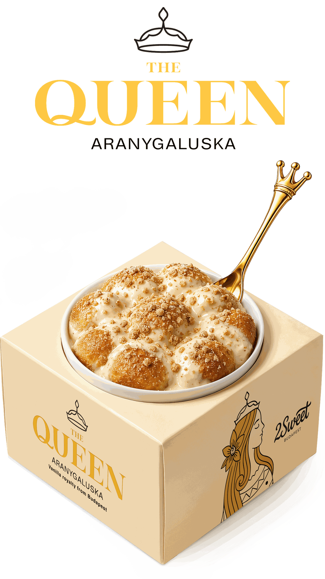 Queen Aranygaluska dessert box