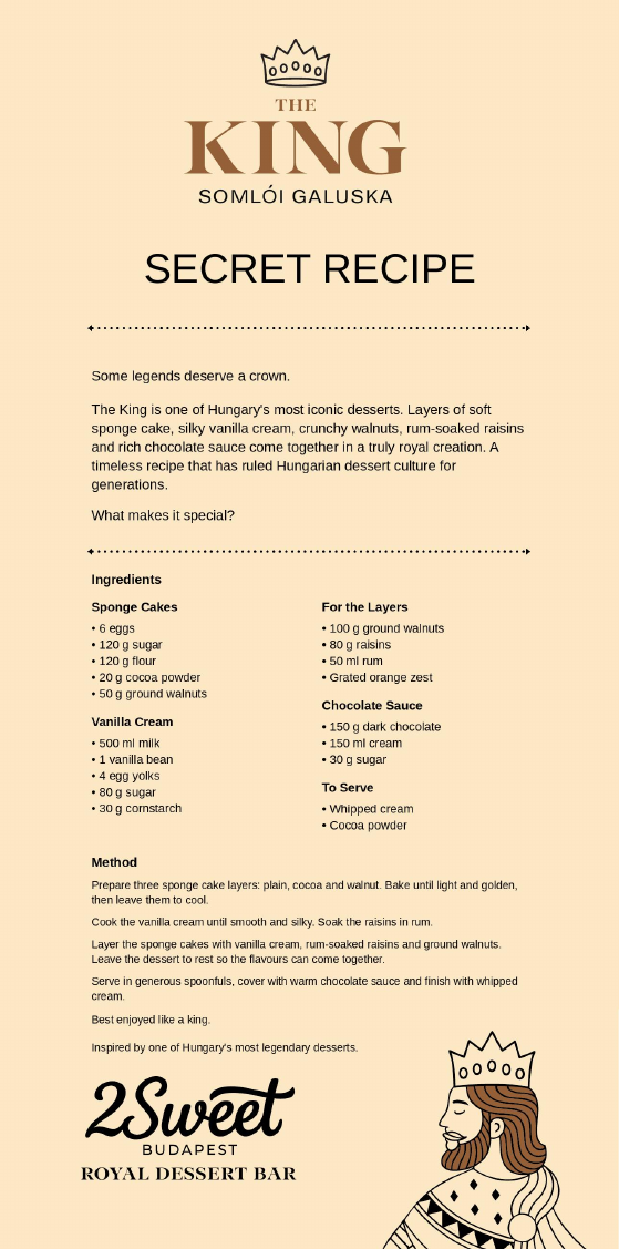 King Somlói Galuska recipe
