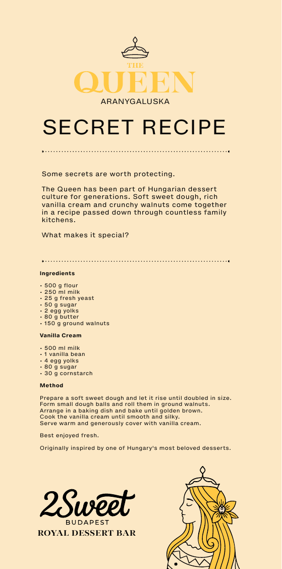 Queen Aranygaluska recipe